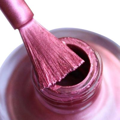 DeBelle Gel Nail Lacquer Chrome Glaze Metallic Pink Nail Polish 8 ml - Nail Polish