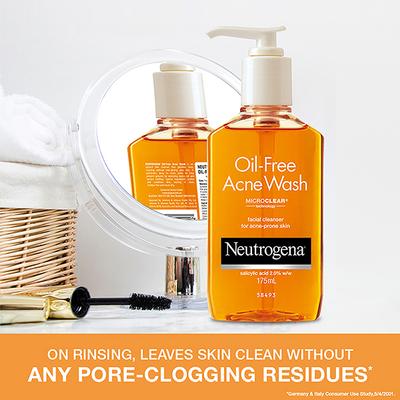Neutrogena Oil Free Acne Wash 175 Ml - Scrubs & Exfoliants