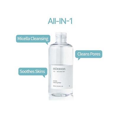 Mixsoon Centella Cleansing Water 300 ml - Make Up Removers