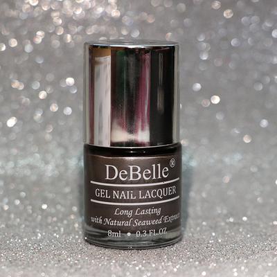 DeBelle Gel Nail Lacquer Polaris Dark Metallic Grey Nail Polish 8 ml - Nail Polish