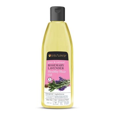 Soulflower Rosemary Lavender Healthy Hair Oil 225 ml - Hair Oils