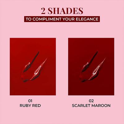 Just Herbs Liquid Sindoor Long Lasting Quick Dry - Ruby Red 5 ml - Sindoor