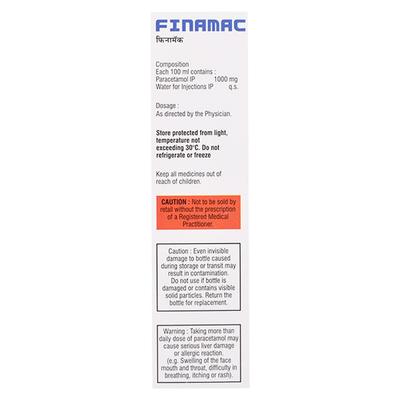 Finamac 1000mg Infusion 100ml - Fever-Ana