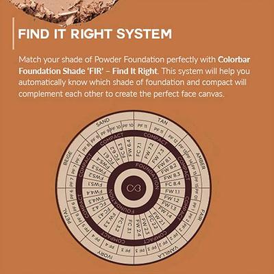 Colorbar 24 Hrs Wear Weightless Powder Foundation-PF015 10 gm - Compact Powder