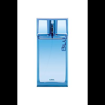 Ajmal Blu EDP Aquatic Woody Perfume And Silver Shade Homme Deodorant Citrus Woody Fragrance 290 ml - Men Perfumes (Edt/Edp)