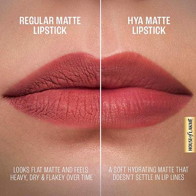 Lakme 9To5 Hya Matte Lipstick Plum Pitch 3.6 gm - Lipsticks
