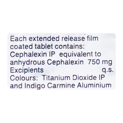 Sporidex AF 750mg Tablet 10'S - Bacterial Infections-Cep