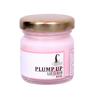 Callesta Plump Up Exfoliating Rose Lip Scrub 50 gm - Lip Scrubs