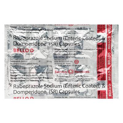 BELLO D Capsule 10's - Ulcer/Reflux/Flatulence-Aaa