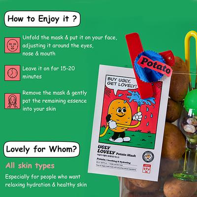 The Face Shop Ugly Lovely Potato Masksheet 23 ml - Sheet Masks