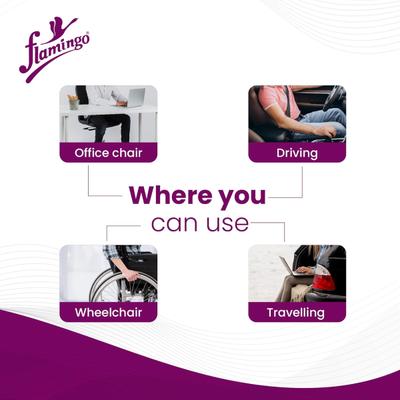 Flamingo Coccyx Cushion Soft (OC2178) (Uni) 1's - Pads And Pillows