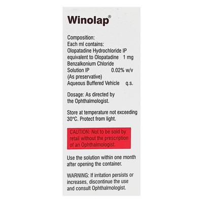 Winolap Eye Drops 5ml - Eye conditions-Oph