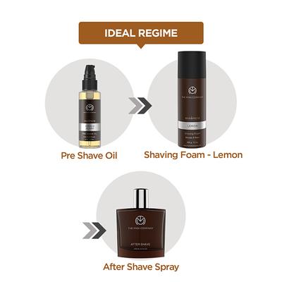 The Man Company Premium Shaving Kit with Pre-Shave Oil, Shaving Foam, Black Brush, After Shave Spray, Coffee Face Wash & Travel Kit Bag 1000 gm - Face Wash & Cleansers