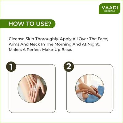 Vaadi Herbals Oil-Control Moisturiser - Tulip with Green Almond Extract 60 ml - Face Creams