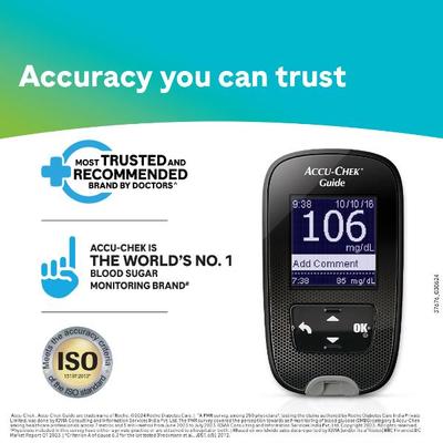 Accu-Chek Guide Test Strip 50's - Blood Glucose Monitors/Strips