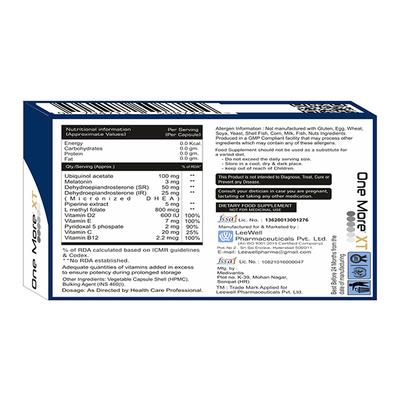 ONE MORE XT Capsule 15's - Supplements-Sup