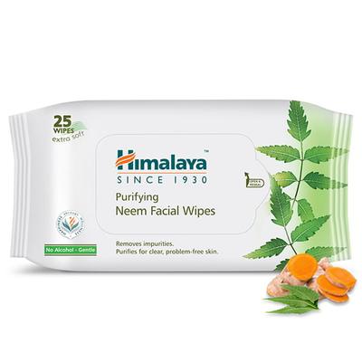 Himalaya Purifying Neem Facial Wipes 25'S - Facial Wipes & Tissues