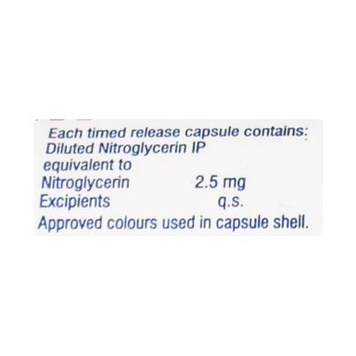Angistat 2.5mg Capsule 25'S - Angina