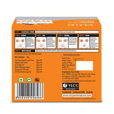 VLCC New Papaya Fruit Facial Kit 60gm - Facial Kits
