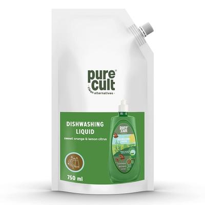 PureCult Dishwashing Liquid - Sweet Orange & Lemon Citrus 750 ml - Others