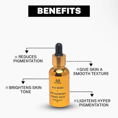 House of Beauty Pigmentation Oil For Pigmented Skin, Reduces Melanin, Uneven Skin Tone 30ml - Face Oils