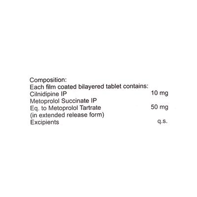 LN Met 10/50mg Tablet 10'S - Hypertension-Cal