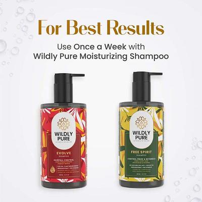 Wildly Pure Natural Clarifying Shampoo, Remove Chemical Built Up, Non-Drying Toxin 20 300 ml - Shampoos