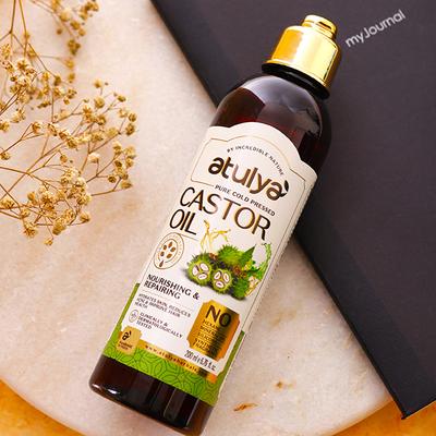 Atulya Castor Coldpress Oil 200 ml - Hair Oils