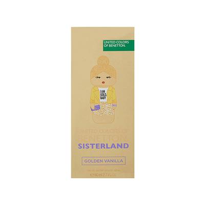 United Colors of Benetton Sisterland Golden Vanilla Eau de Parfum 80 ml - Women Perfumes (Edt/Edp)