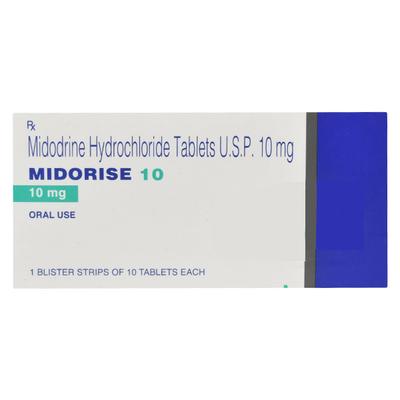 MIDORISE 10 Tablet 10's - Hypotension-Vas