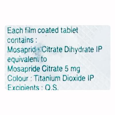 Moza 5mg Tablet 10'S - Gastro Intestinal Motility Disorders-GIT