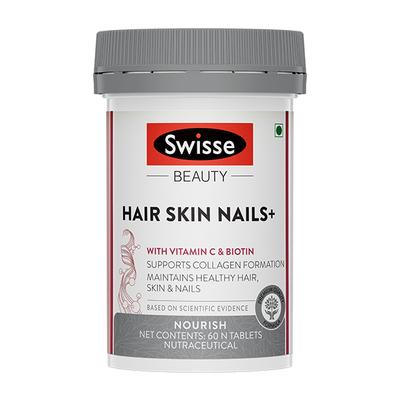 Swisse Beauty Hair Skin Nails+ Tablet 60's - Hair & Skin