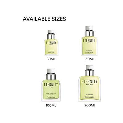 Calvin Klein Eternity Eau De Toilette 100 ml - Men Perfumes (Edt/Edp)