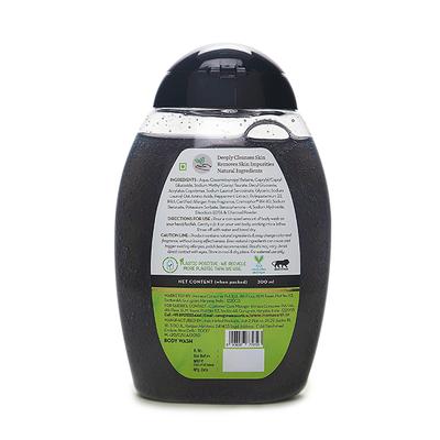 Mamaearth Charcoal Body Wash with Charcoal & Mintfor Deep Cleansing 300ml - Shower Gels & Body Wash