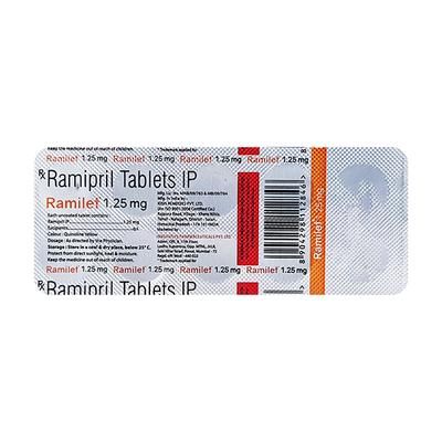 RAMILET 1.25 Tablet 10's - Hypertension-ACE