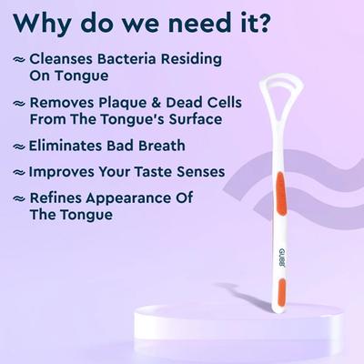GUBB Plastic Tongue Cleaner 1s 40 gm - Floss & Tongue Cleaners