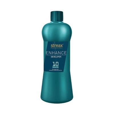 Streax Professional Enhance 10 Volume Hair Colour Developer with Lanolin 1000 ml - Crème