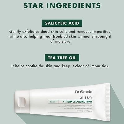 Dr. Oracle 21Stay A Thera Cleansing Foam 100 ml - Face Wash & Cleansers