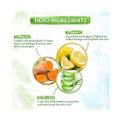 Mamaearth Skin Illuminate Sunscreen with SPF 50 Gel with Vitamin C & Turmeric for UVA & B Protection Pa+++ 50 gm - Face Sunscreen