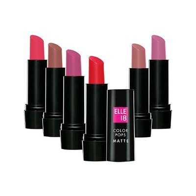Elle 18 Color Pops Matte Lipstick N51 Nude Fix 4.3 gm - Lipsticks