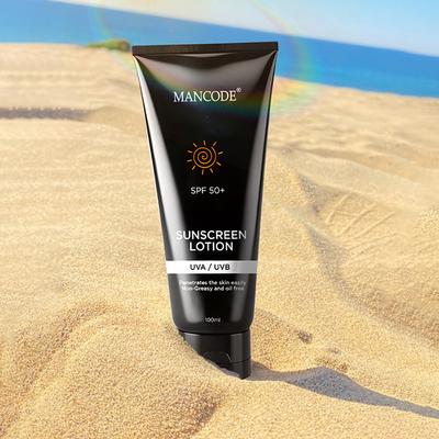 Mancode Spf 50+ Sunscreen Lotion 100 ml - Face Sunscreen