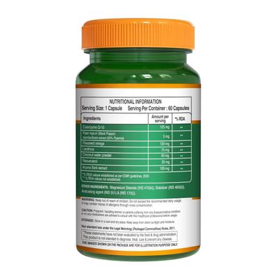 Pure Nutrition COQ10 125mg Capsules 60's - Nutritional Supplement