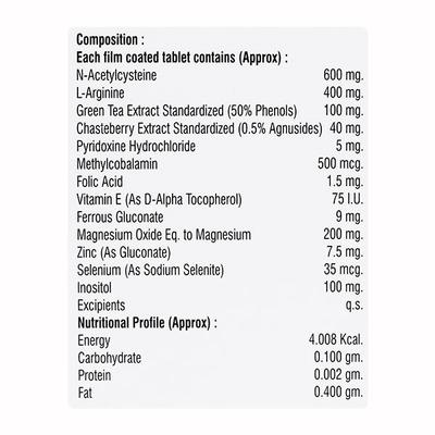 INFERTIVAG F Tablet 10's - Supplements-Vam