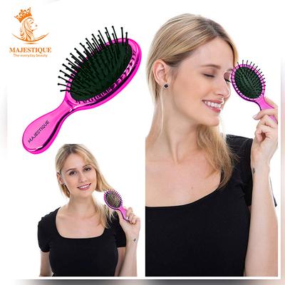 Majestique Mini Detangler Hair Brush, Massage Paddle for Adults and Kids - Color May Vary 1's - Hair Brushes