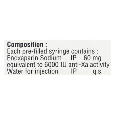REGEPARIN 60 Injection 0.6ml - Blood Clot-Ant