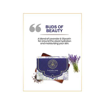 Luxuriate Combo Pack For Lavender Bath Salt 150 Gm, Lavender Soap 125 Gm, Fresh Body Wash 200ml 1's - Shower Gels & Body Wash