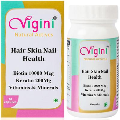 Vigini Hair Skin Nail Health Capsule 30's - Personal Care (Ayush)