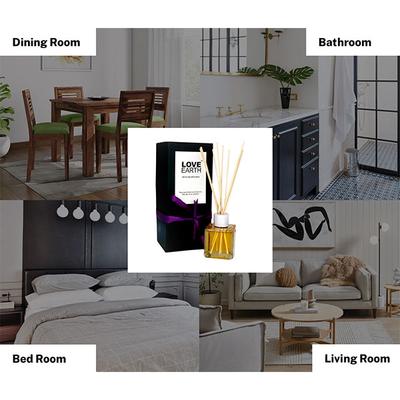 Love Earth Premium Reed Diffuser Orange with Orange Essential Oil 30 ml - Air Fresheners