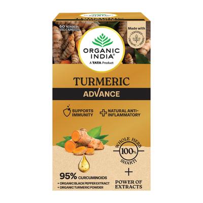 Organic India Turmeric Advance Veg Capsule 60's - Speciality Medicines