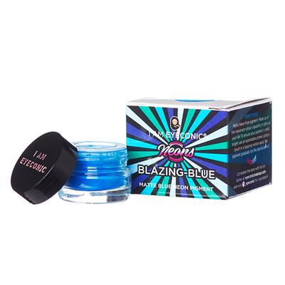 I Am Eyeconic Matte Neon Pure Pigments BLAZING BLUE 2 gm - Eyeshadow, Bases & Primers